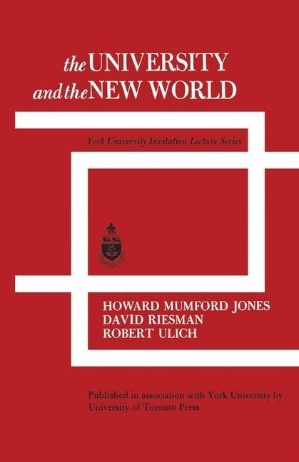 Produktbild: The University and the New World