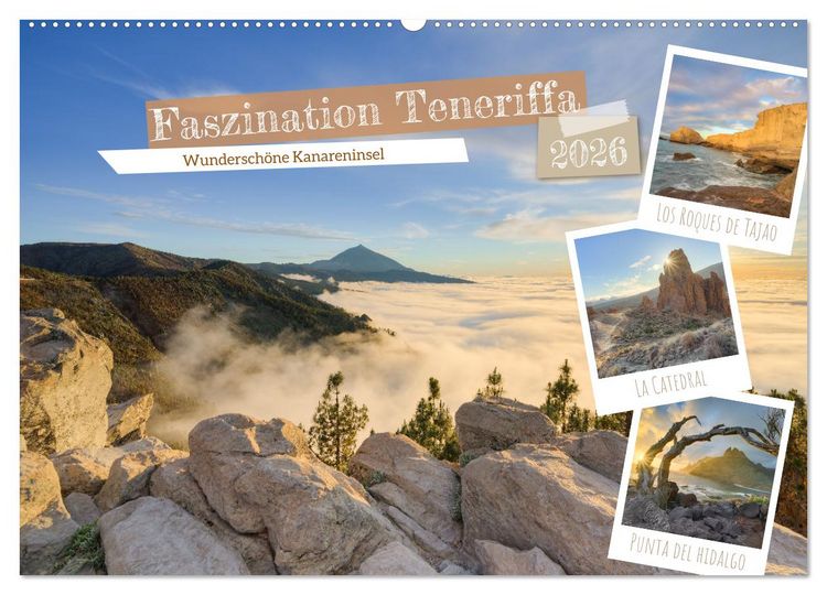 Produktbild: Faszination Teneriffa (Wandkalender 2026 DIN A2 quer), CALVENDO Monatskalender