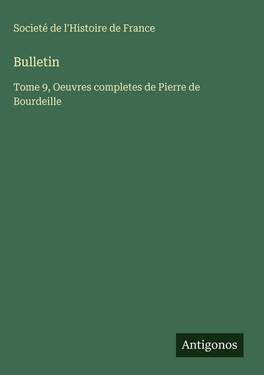 Produktbild: Bulletin
