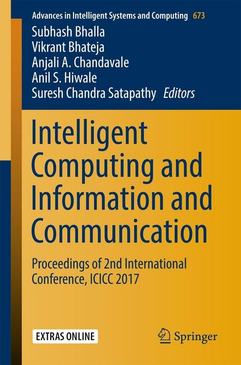 Produktbild: Intelligent Computing and Information and Communication
