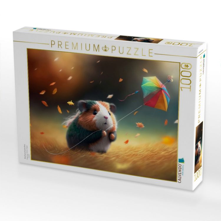 Produktbild: CALVENDO Puzzle Drachenschweinchen | 1000 Teile Lege-Gr&ouml;&szlig;e 64x48cm Foto-Puzzle f&uuml;r gl&uuml;ckliche Stunden