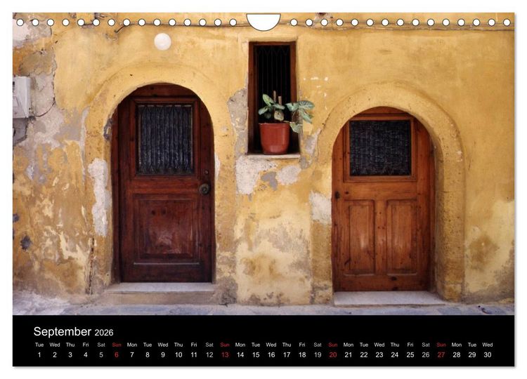 Produktbild: Crete the island of rebels (Wall Calendar 2026 DIN A4 landscape), CALVENDO 12 Month Wall Calendar