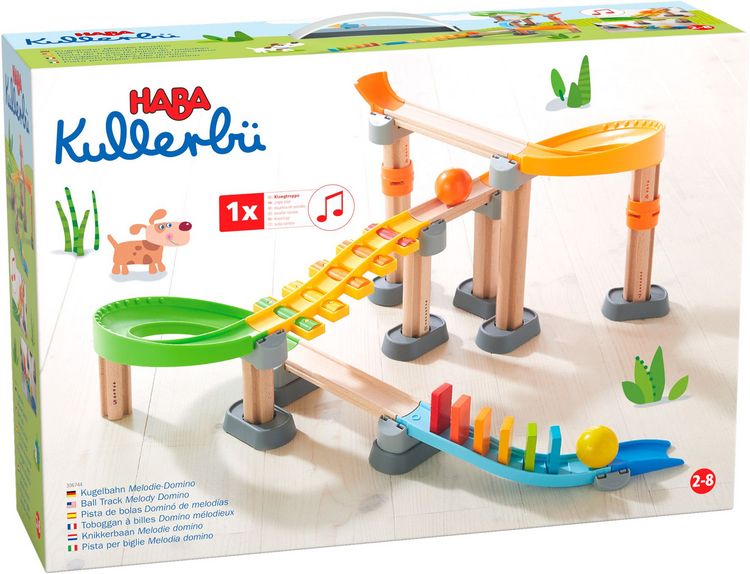 Produktbild: Kullerb&uuml; - Kugelbahn Melodie-Domino_6SPR