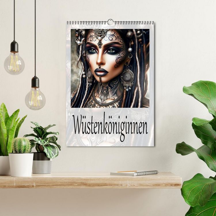Produktbild: W&uuml;stenk&ouml;niginnen (Wandkalender 2026 DIN A3 hoch), CALVENDO Monatskalender