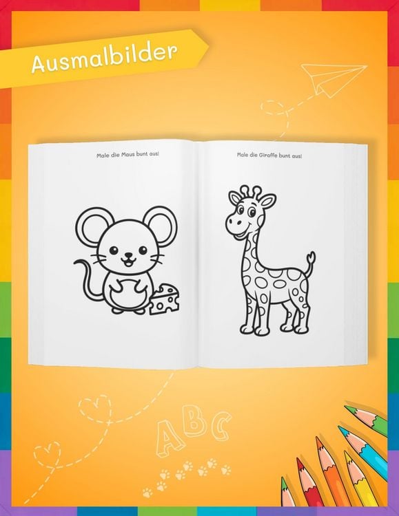 Produktbild: Mein spielerisches XXL-Lernmalbuch f&uuml;r Kinder ab 3 Jahren