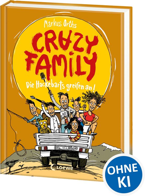 Produktbild: Crazy Family (Band 3) - Die Hackebarts greifen an!