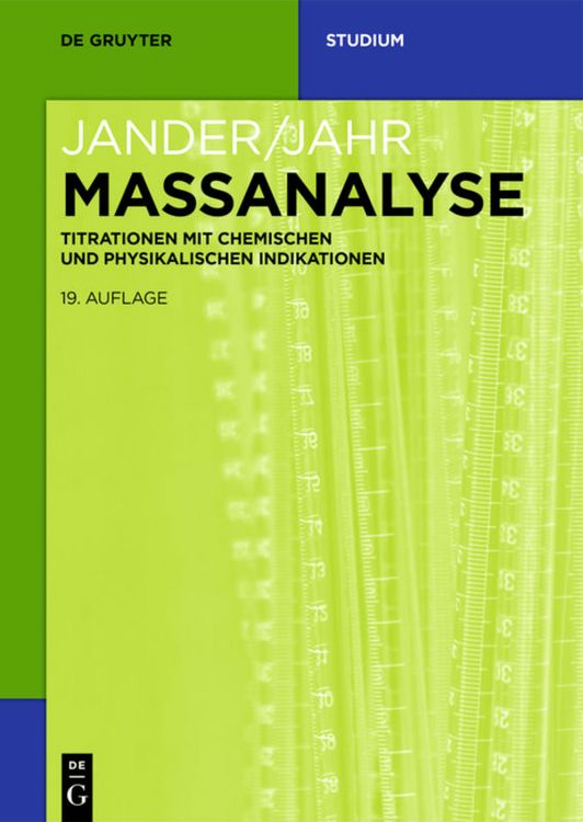 Produktbild: Massanalyse