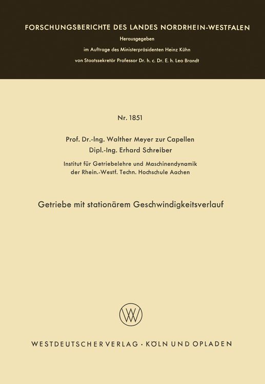 Produktbild: Getriebe mit station&auml;rem Geschwindigkeitsverlauf