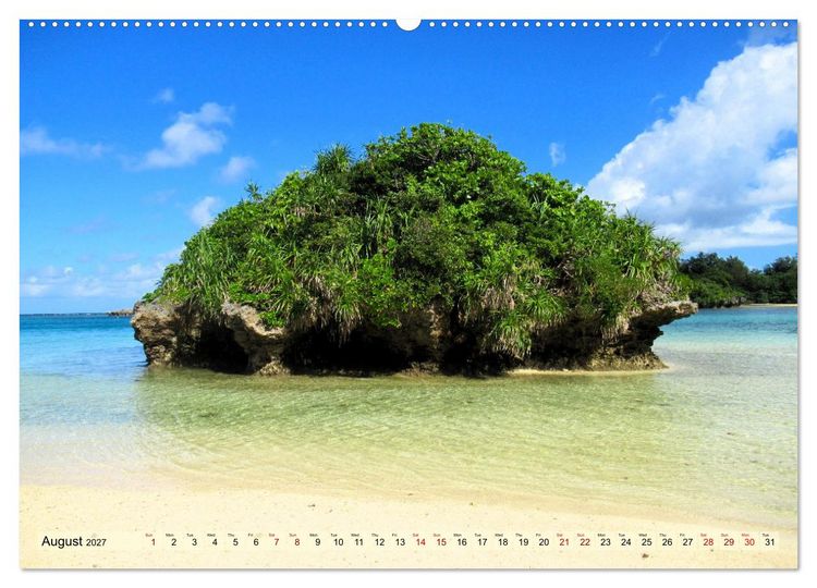 Produktbild: Okinawa Islands (High Quality Premium Wall Calendar 2027 DIN A2 landscape),CALVENDO 12 Month Wall Calendar