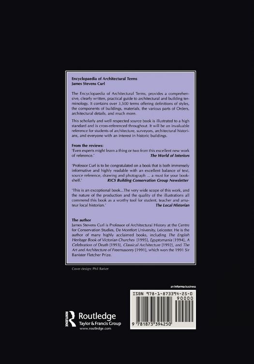 Produktbild: Encyclopaedia of Architectural Terms