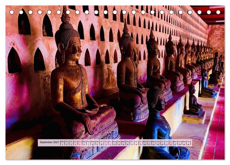 Produktbild: Spiritual Light of Asia (Desk Calendar 2027 DIN A5 landscape), CALVENDO 12 Month DeskCalendar