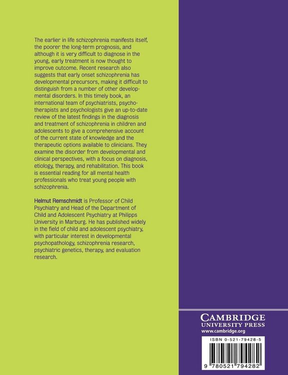 Produktbild: Schizophrenia in Children and Adolescents