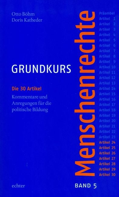 Produktbild: Grundkurs Menschenrechte / Grundkurs Menschenrechte - Band 5