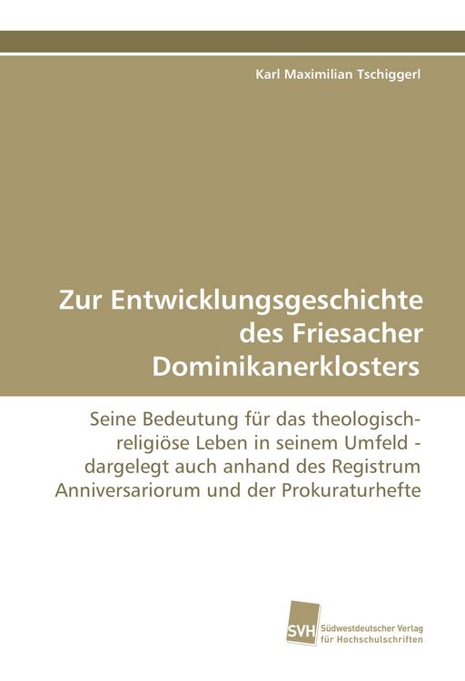 Produktbild: Zur Entwicklungsgeschichte des Friesacher Dominikanerklosters