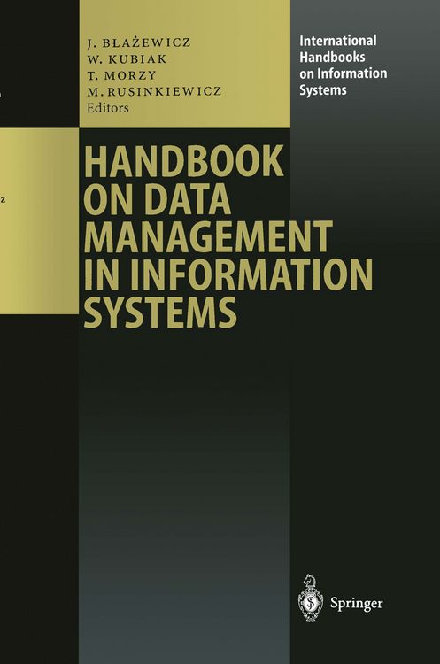 Produktbild: Handbook on Data Management in Information Systems