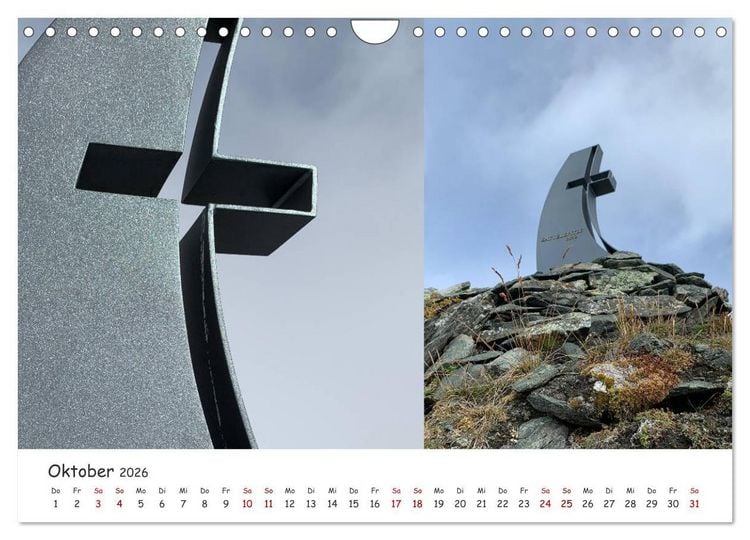 Produktbild: Bekannte und unbekannte S&uuml;dtiroler Gipfelkreuze im Detail (Wandkalender 2026 DIN A4 quer), CALVENDO Monatskalender