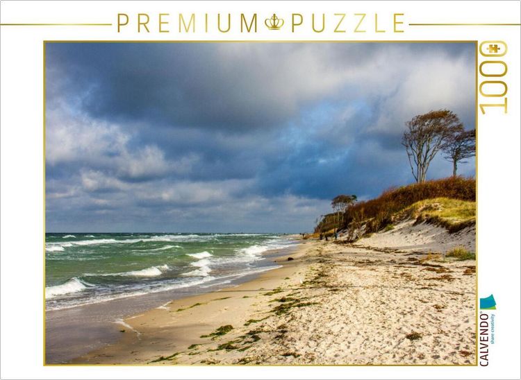 Produktbild: CALVENDO Puzzle Wilder Dar&szlig;er Weststrand | 1000 Teile Lege-Gr&ouml;&szlig;e 64x48cm Foto-Puzzle f&uuml;r gl&uuml;ckliche Stunden