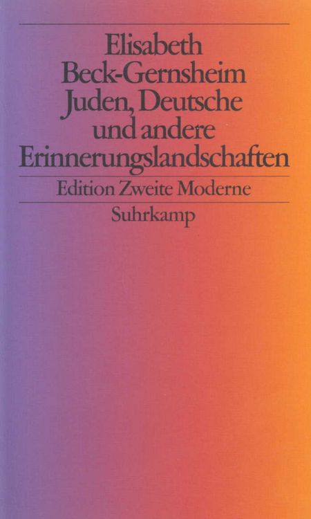 Produktbild: Juden, Deutsche und andere Erinnerungslandschaften
