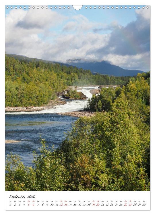 Produktbild: Norwegen - Das Land der Berge, Fjorde und Wasserf&auml;lle (Wandkalender 2026 DIN A3 hoch), CALVENDO Monatskalender