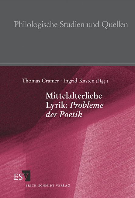 Produktbild: Mittelalterliche Lyrik: Probleme der Poetik