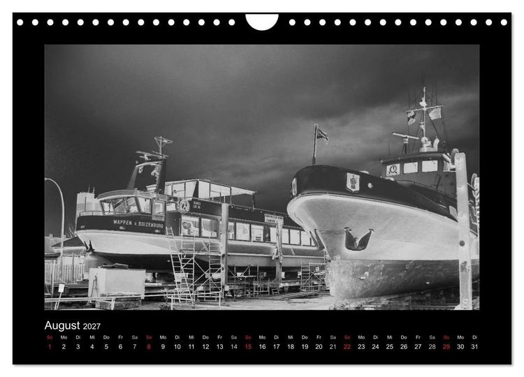 Produktbild: Schiffe anders (Wandkalender 2027 DIN A4 quer), CALVENDO Monatskalender