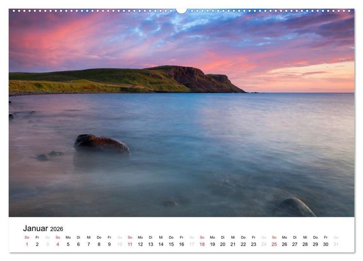 Produktbild: Schottland 2026 - Wildes Land im Norden (hochwertiger Premium Wandkalender 2026 DIN A2 quer), Kunstdruck in Hochglanz