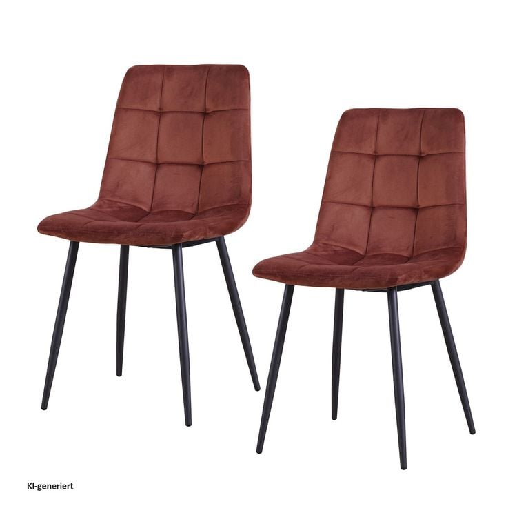 Produktbild: HTI-Living Stuhl Mesa Velvet 2er-Set Stuhl Mesa Velvet 2er-Set