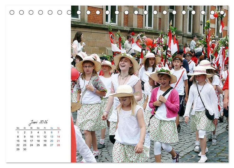 Produktbild: Naumburg/Saale - Bilder einer liebenswerten Stadt (Tischkalender 2026 DIN A5 quer), CALVENDO Monatskalender