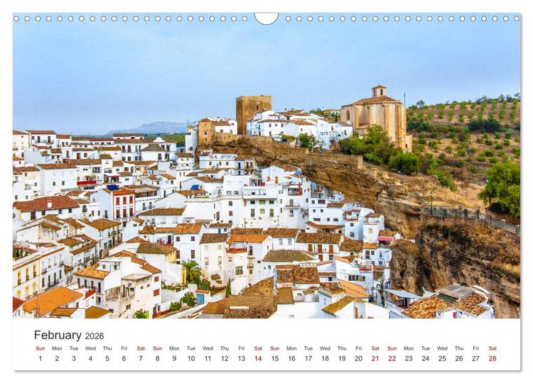 Produktbild: Andalusia (Wall Calendar 2026 DIN A3 landscape), CALVENDO 12 Month Wall Calendar