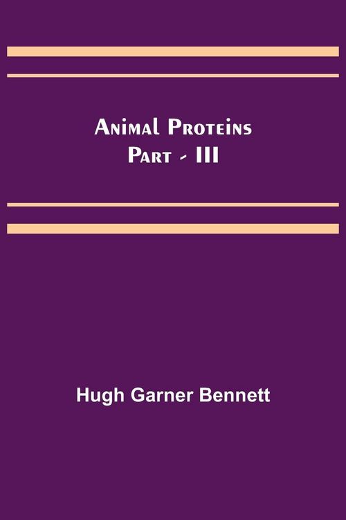 Produktbild: Animal Proteins Part - III