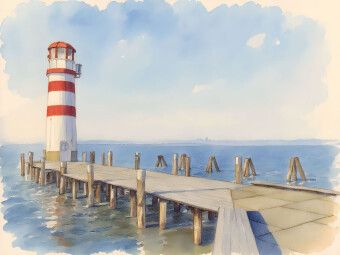 Produktbild: CALVENDO Puzzle Blick &uuml;ber den Neusiedler See | 1000 Teile Lege-Gr&ouml;&szlig;e 64x48cm Foto-Puzzle f&uuml;r gl&uuml;ckliche Stunden
