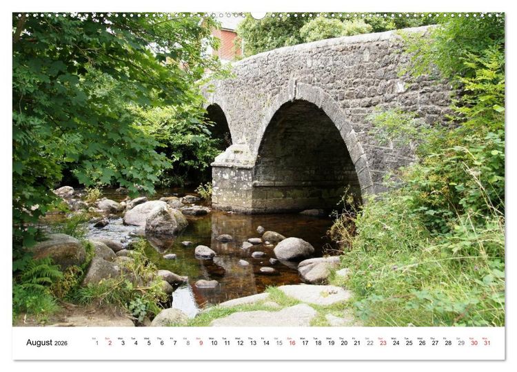 Produktbild: Charming - Mystic Devon Dartmoor, South England (High Quality Premium Wall Calendar 2026 DIN A2 landscape),CALVENDO 12 Month Wall Calendar