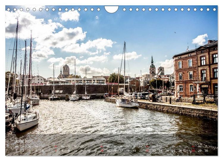 Produktbild: Im Osten viel Sch&ouml;nes - Stralsund (Wandkalender 2026 DIN A4 quer), CALVENDO Monatskalender