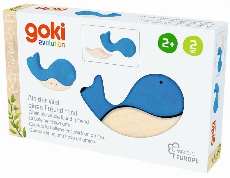 Produktbild: Goki 58340 - Puzzle, Als der Wal einen Freund fand