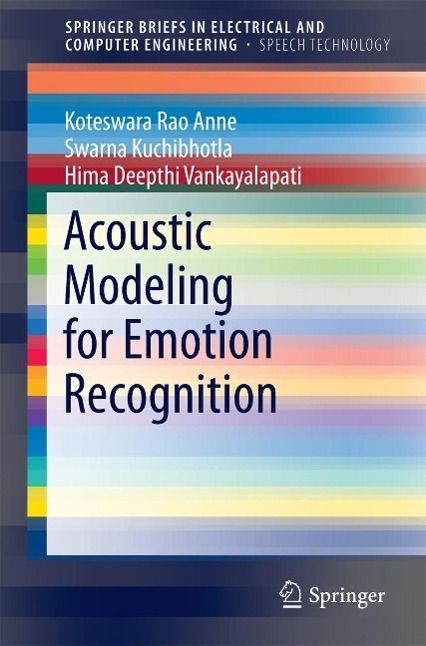 Produktbild: Acoustic Modeling for Emotion Recognition