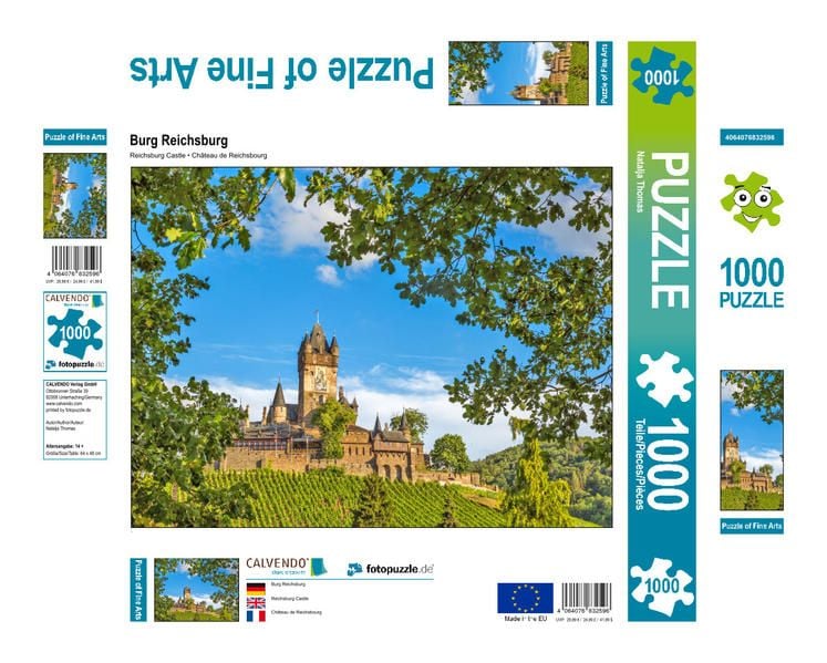 Produktbild: CALVENDO Puzzle Burg Reichsburg | 1000 Teile Lege-Gr&ouml;&szlig;e 64x48cm Foto-Puzzle f&uuml;r gl&uuml;ckliche Stunden