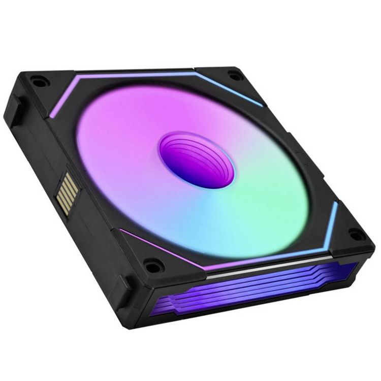 Produktbild: Lian Li Lian Li UNI FAN SL-INF 120 ARGB Reverse Blade PWM L&uuml;fter - 120mm, schwarz PC-Geh&auml;use-L&uuml;fter Schwarz (B x H x T) 120 x 122 x 25 mm