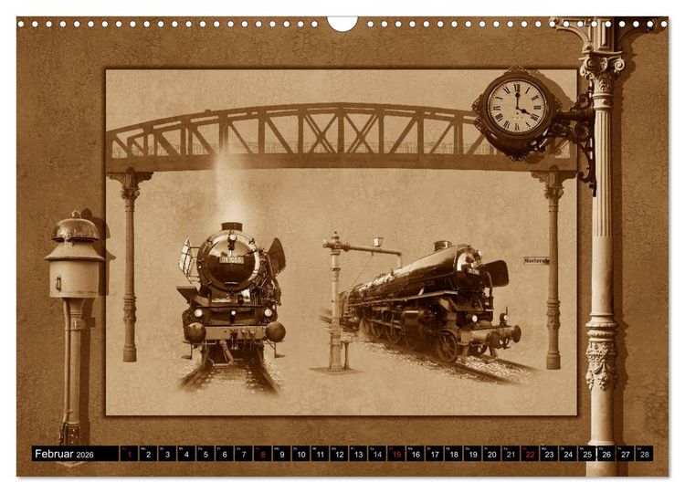 Produktbild: Nostalgie in Sepia (Wandkalender 2026 DIN A3 quer), CALVENDO Monatskalender