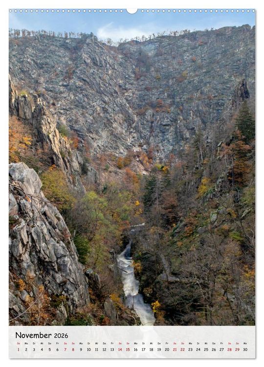 Produktbild: Das Bodetal - Der Grand Canyon des Ostens (hochwertiger Premium Wandkalender 2026 DIN A2 hoch), Kunstdruck in Hochglanz