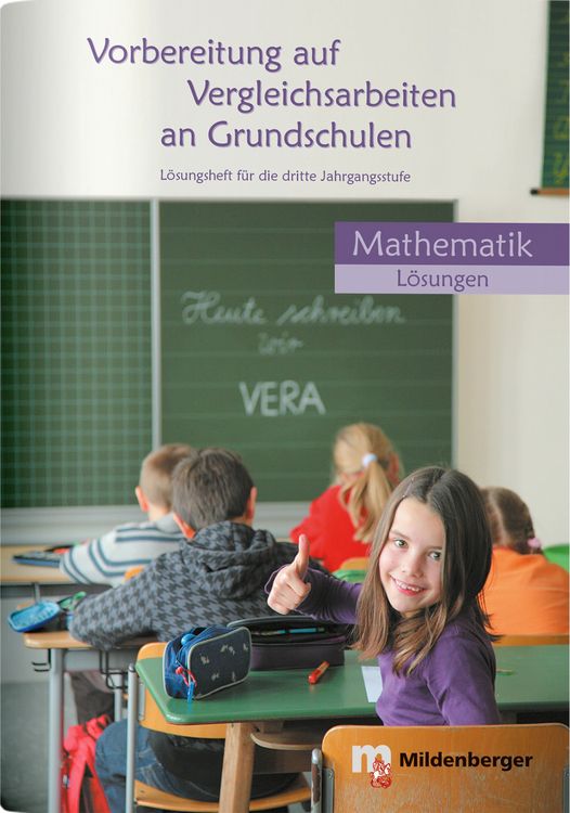 Produktbild: Vorbereitung auf Vergleichsarbeiten an Grundschulen &ndash; Mathematik, L&ouml;sungsheft (VERA)