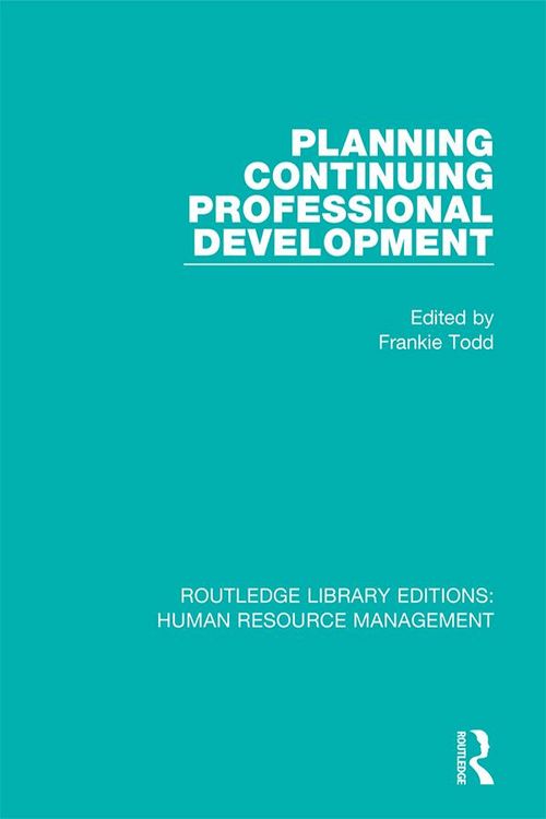 Produktbild: Planning Continuing Professional Development