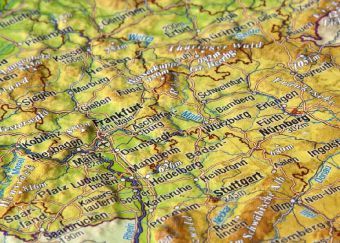 Produktbild: Reliefpostkarte Deutschland