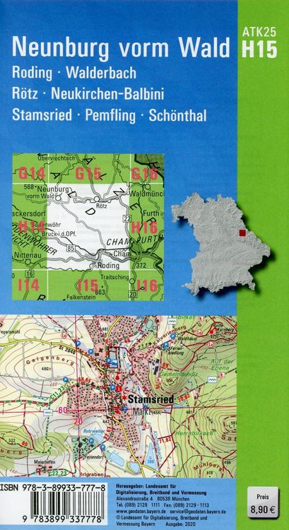 Produktbild: Neunburg vom Wald 1 : 25 000