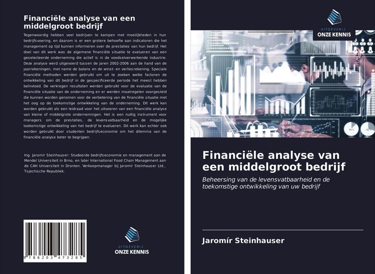 Produktbild: Financi&euml;le analyse van een middelgroot bedrijf