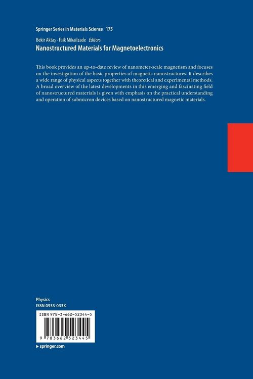 Produktbild: Nanostructured Materials for Magnetoelectronics