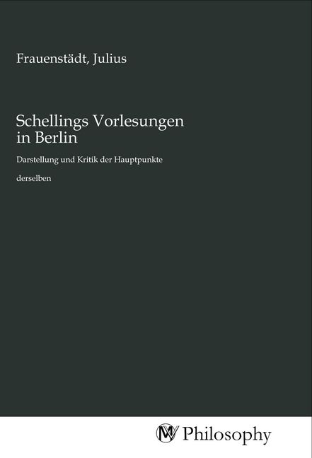 Produktbild: Schellings Vorlesungen in Berlin