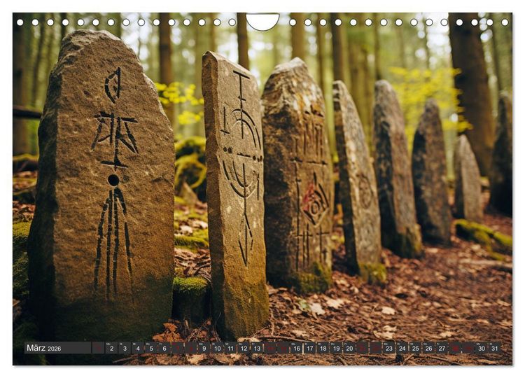 Produktbild: R&auml;tselhaftes aus der Arch&auml;ologie (Wandkalender 2026 DIN A4 quer), CALVENDO Monatskalender