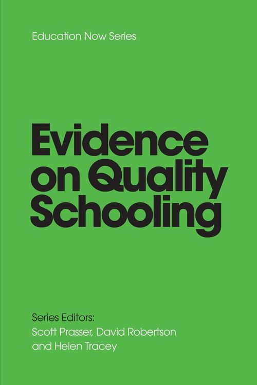 Produktbild: Evidence On Quality Schooling