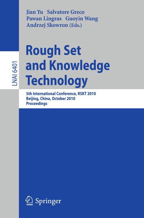 Produktbild: Rough Set and Knowledge Technology