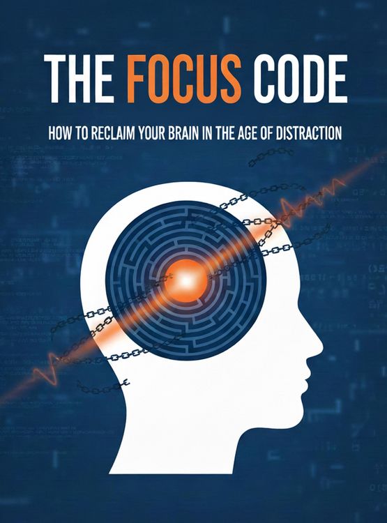 Produktbild: The Focus Code: How to Reclaim Your Brain in the Age of Distraction: A Practical Guide to Digital Minimalism and Deep Work